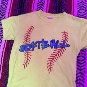 Softball,kids large,used